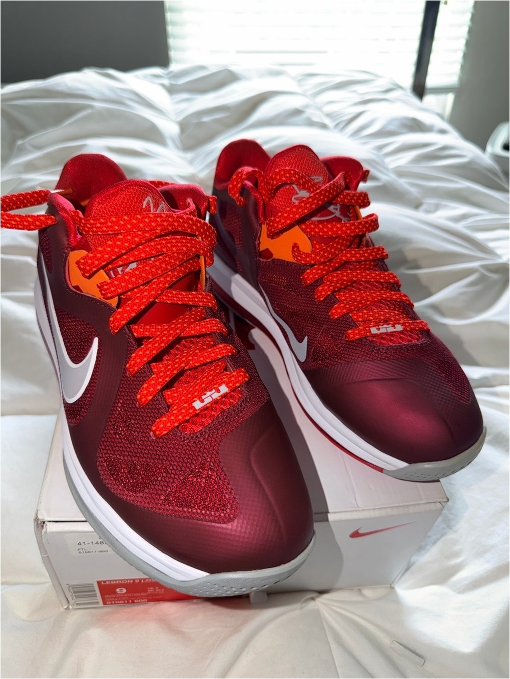Nike LeBron 9 Low Liverpool Team Red‎ Orange Men’s Size 9
